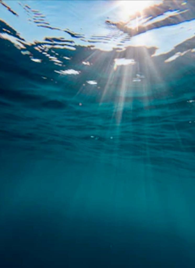 Neugeboren unter Wasser
